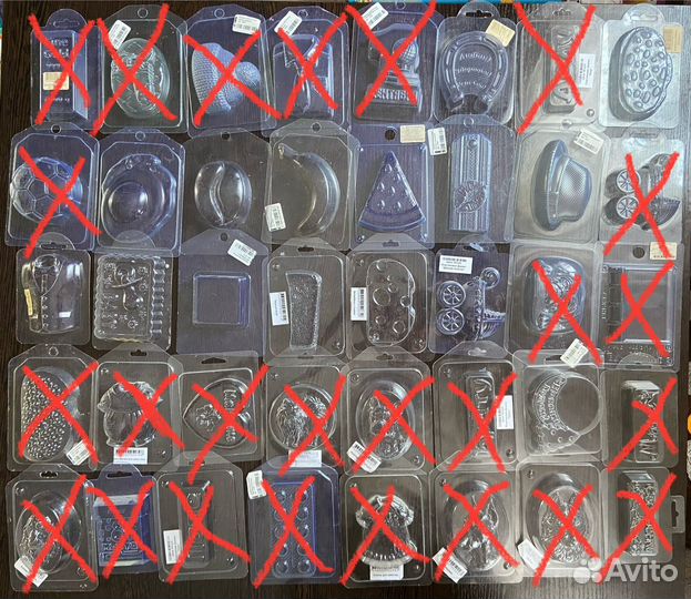 Формы для мыла пластиковые и силиконовые