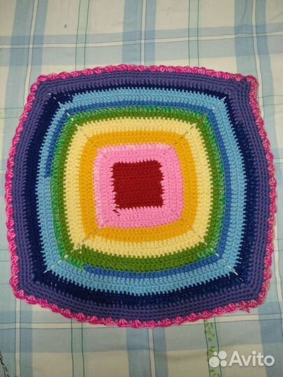 Ковёр вязаный крючком