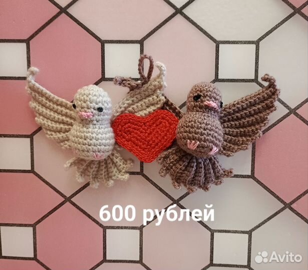 Вязаные игрушки ручной работы