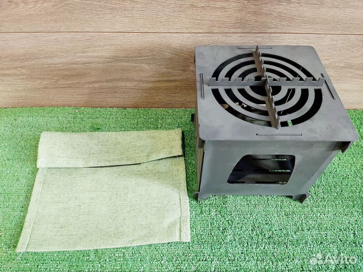 Печь щепочница разборная