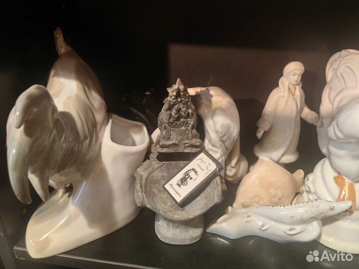 Сувениры фарфор фигурки пирамида шкатулка