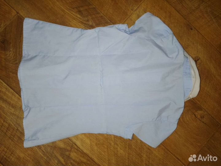 Рубашка блузка школьная на девочку р. 128