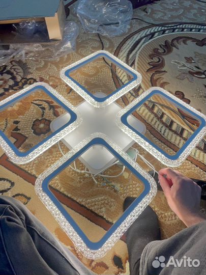 Люстра светодиодная с пультом