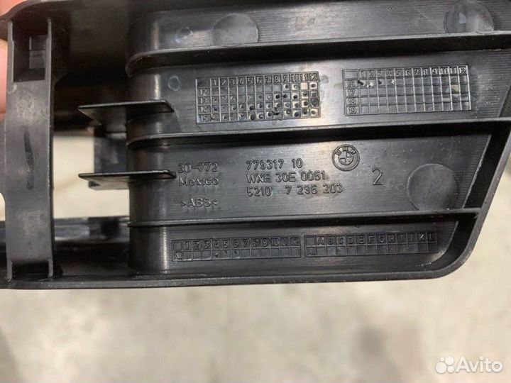 Заглушка полозьев сиденья Bmw X6 F16 N57D30A 2016