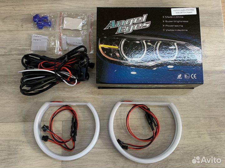 Ангельские глазки Cotton LED BMW E46 (без линз)