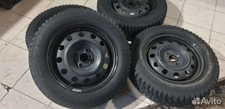 Колеса на Hyundai Solaris R15 4x100 Dunlop