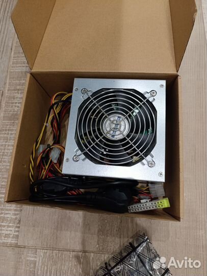 Комплект процессор+охлад+материнская плата+8gb+бп