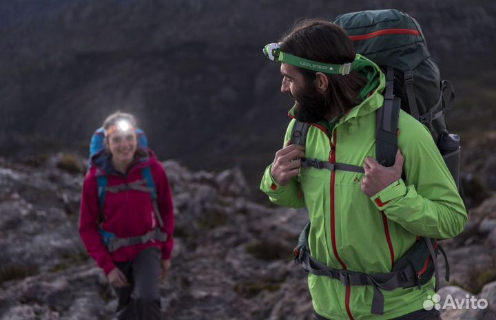 Налобный Фонарь LED lenser SEO3 Зеленый