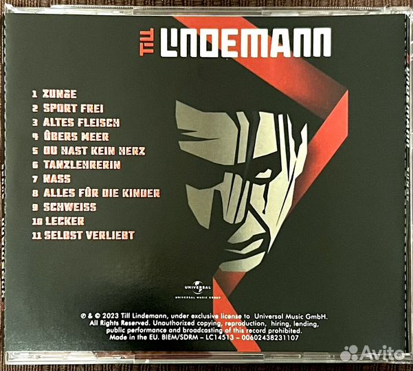 Музыкальные cd диски Lindemann - Zunge '23