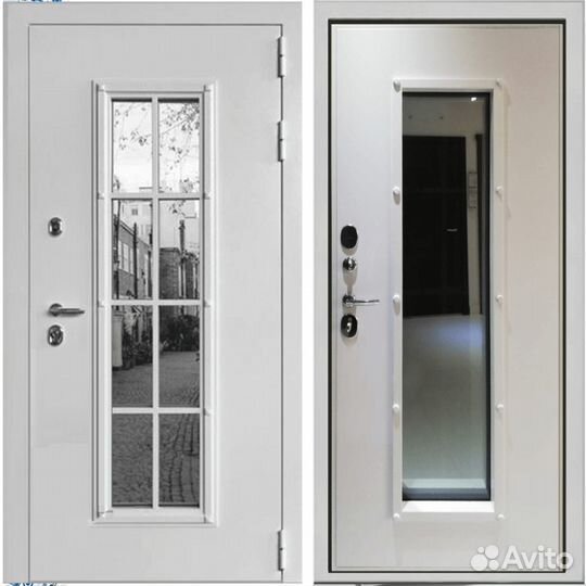 Дверь входная со стеклопакетом