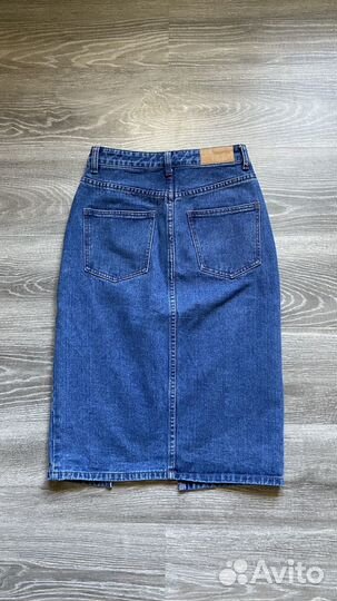 Юбка джинсовая миди