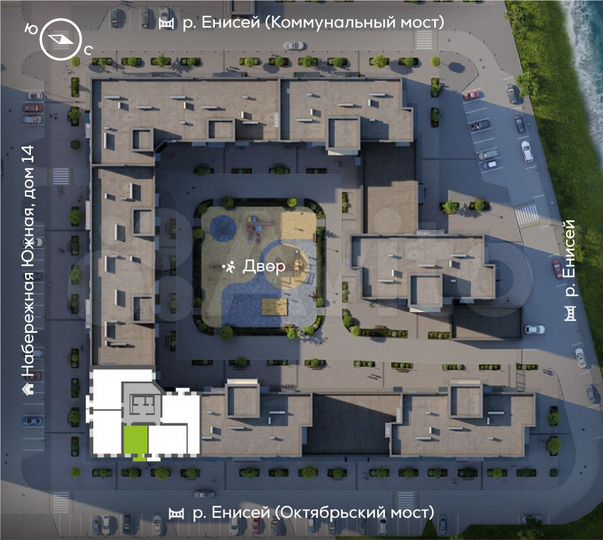 1-к. квартира, 39,2 м², 2/16 эт.