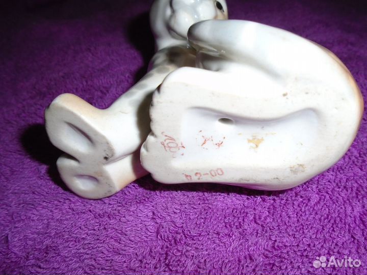 Статуэтка Леопард фарфор лфз знак качества СССР