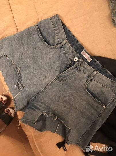 Шорты джинсовые женские 48