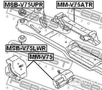 Втулка переднего подрамника