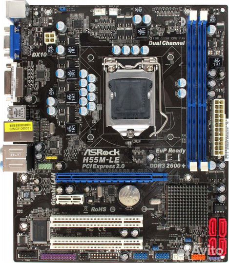 Материнская плата ASRock H55M-LE Socket 1156