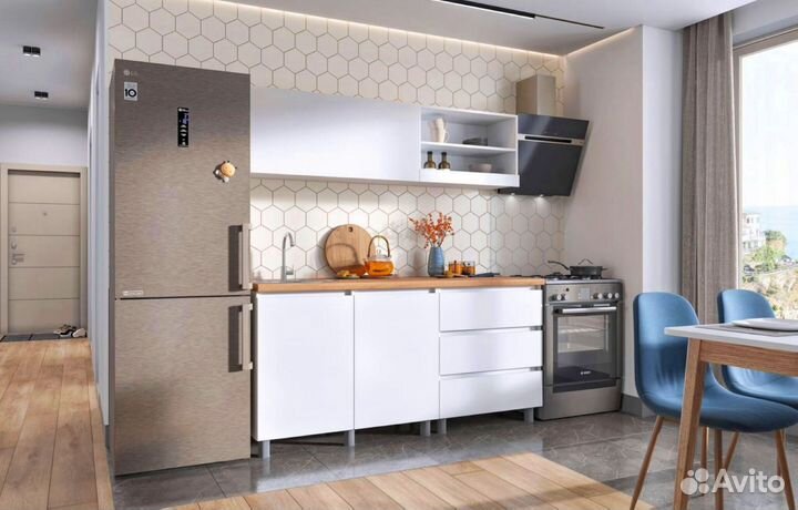 Цена за всю кухню. Кухня Хелен 1,7м белая