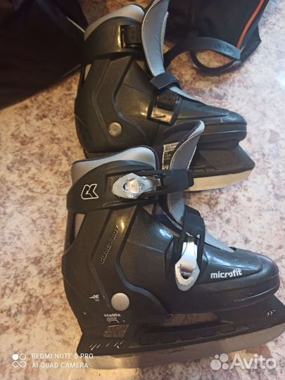 Коньки раздвижные 30-33