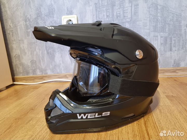 Мотошлем кроссовый