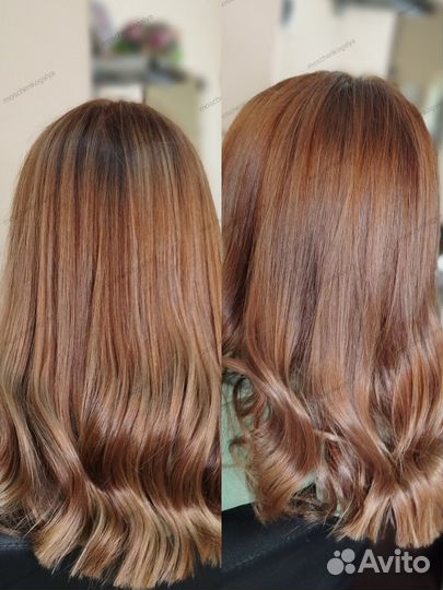 Парикмахерские услуги в салонеОкрашивание карвинг