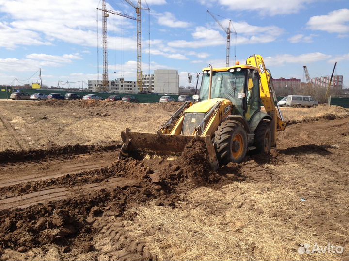 Аренда JCB эксковатора погрузчика