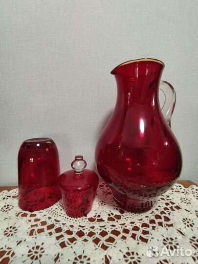 Штоф фарфор,кувшин,фруктовница