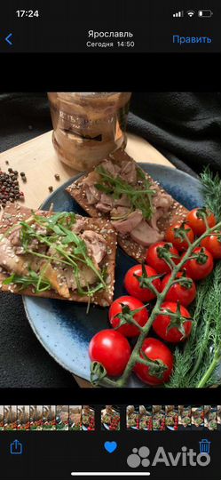 Печень трески в стекле