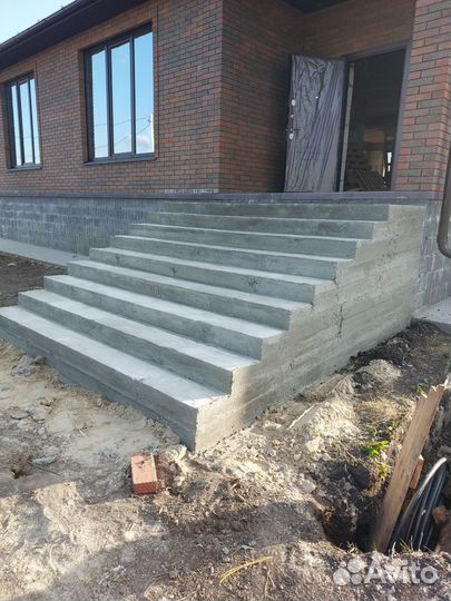 Фундамент, отмостка, полы, заезды, дорожки