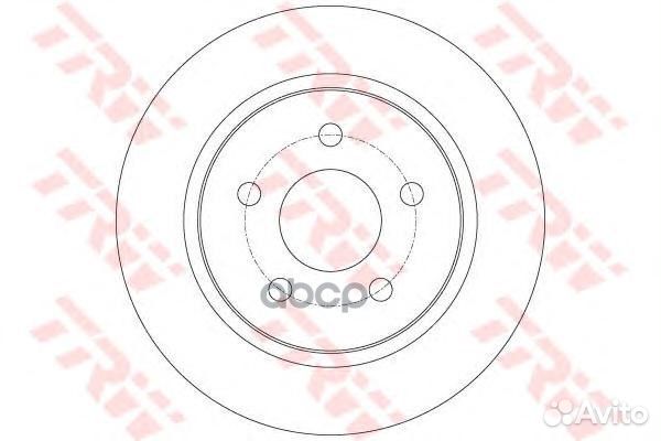 Диск тормозной ford focus III 11/C-MAX 10- зад