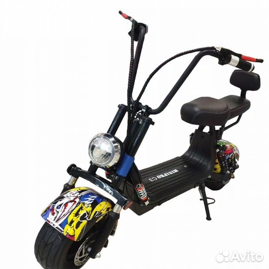 Скутер Электро minipro+ Доставка, Шлем + Защита