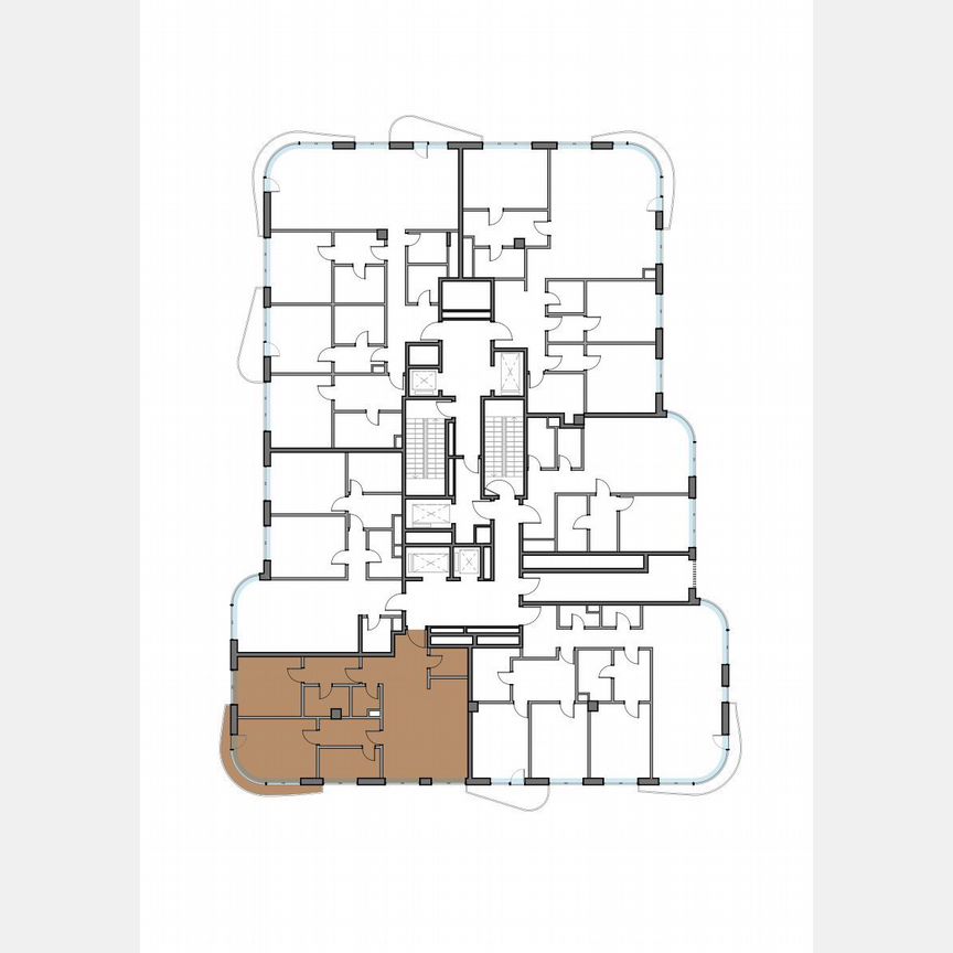 2-к. квартира, 104,2 м², 2/14 эт.