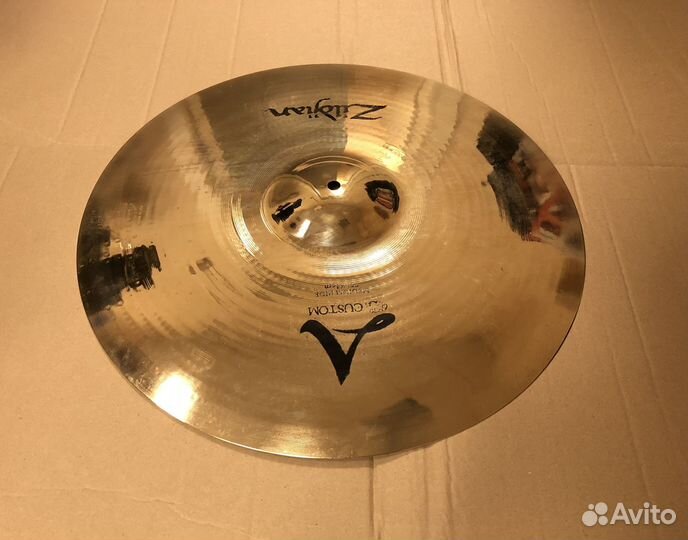 Zildjian 20 a custom medium ride brilliant райд