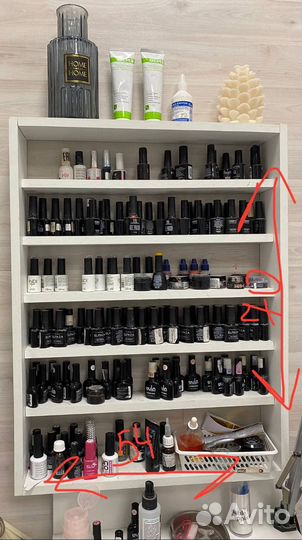 Полка / стеллаж для лаков