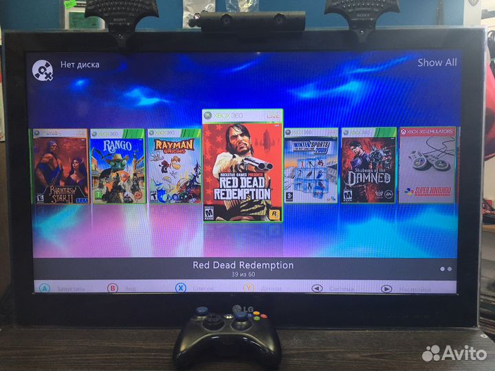 Xbox 360 Slim Е Фрибут+60 Игр