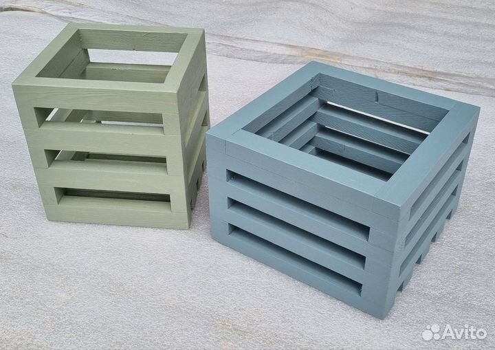Ящики деревянные декоративные