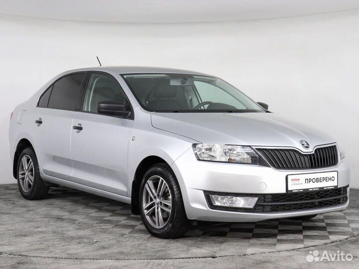 Skoda Rapid 1.6 МТ, 2017, 62 820 км