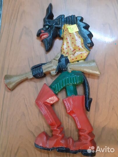 Барельеф панно ссср,металл,чёрт