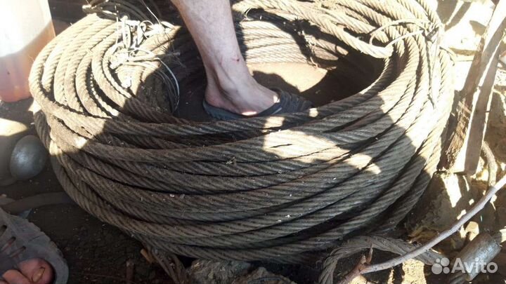Трос для трелевки леса, крана, лебедки