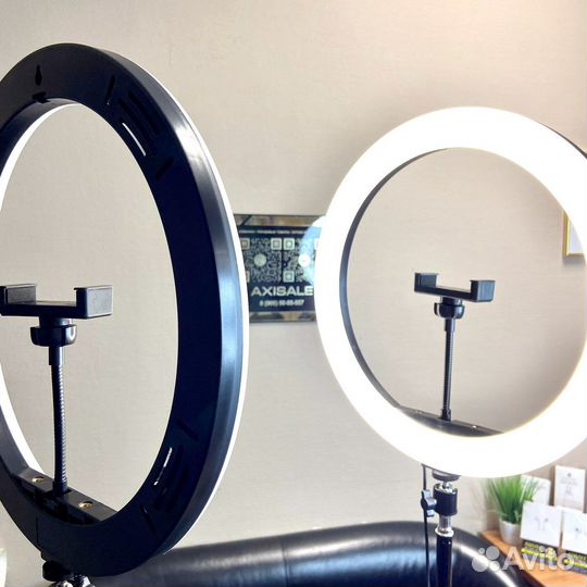 Кольцевая лампа 30 см и штатив