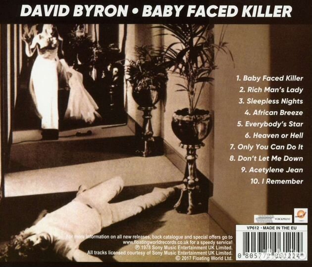 David Byron - Baby Faced Killer (1 CD)