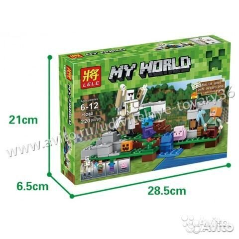 Конструктор MY world 79280 Железный Голем