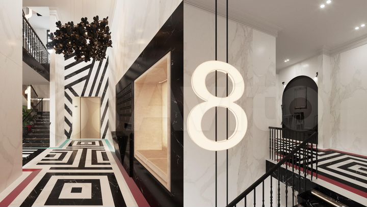 4-к. квартира, 205 м², 6/8 эт.