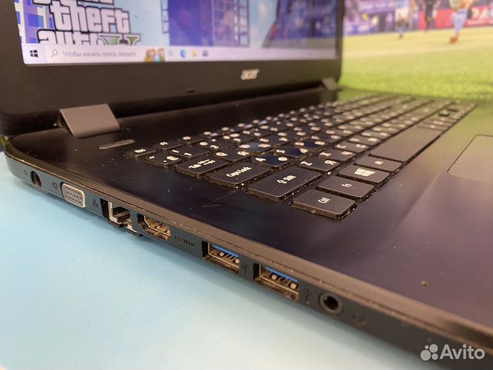 Большой Ноутбук Acer 4 ядра/SSD/6gb/17.3