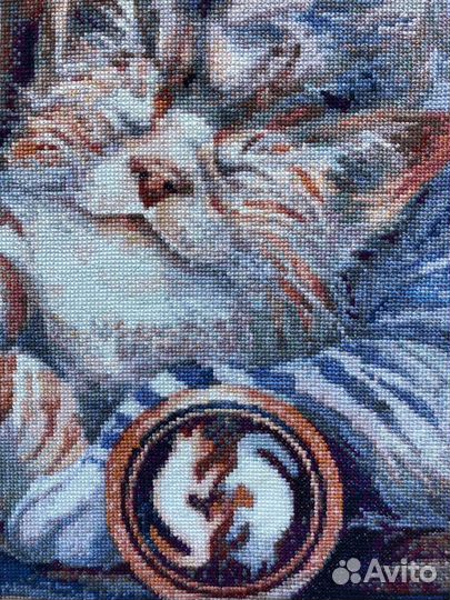 Вышитая картина:,Нежность