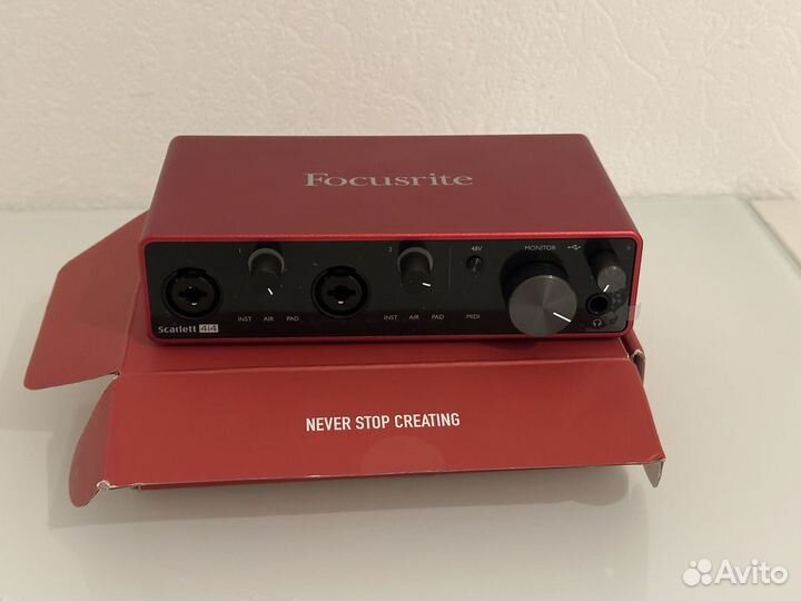 Звуковая карта focusrite scarlett 4i4 3rd gen