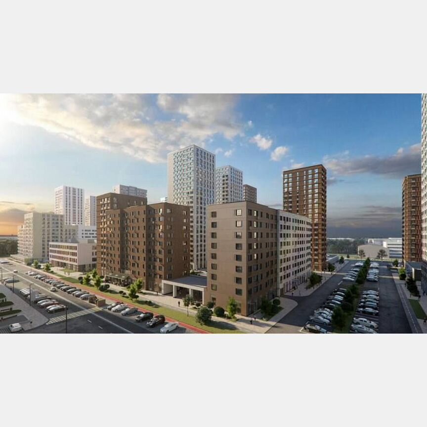 1-к. квартира, 40,4 м², 9/25 эт.