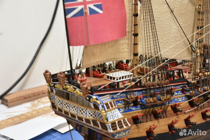 Модель корабля HMS Bellona 1:100