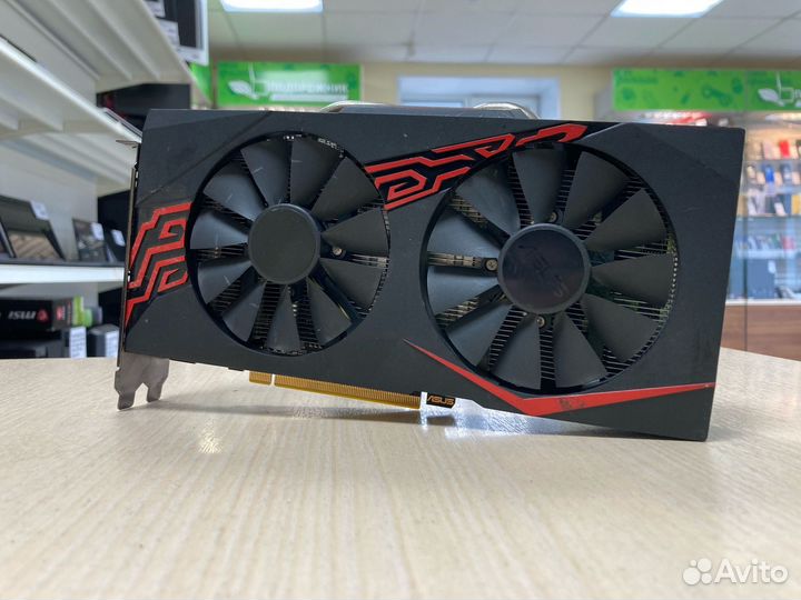 Видеокарта asus Radeon RX 570 4gb