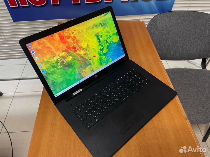 Большой и мощный ноутбук HP 17 / ssd 1128gb