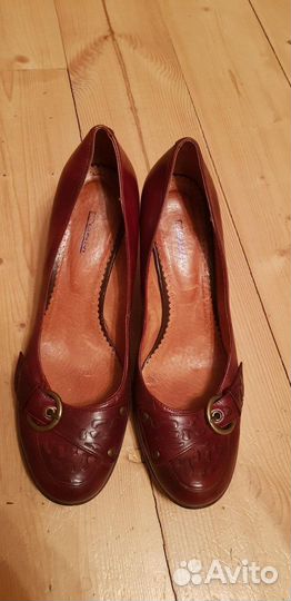 Туфли женские кожаные, размер 40,5